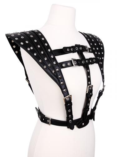 Armor harness with studs and straps fully adjustable 2